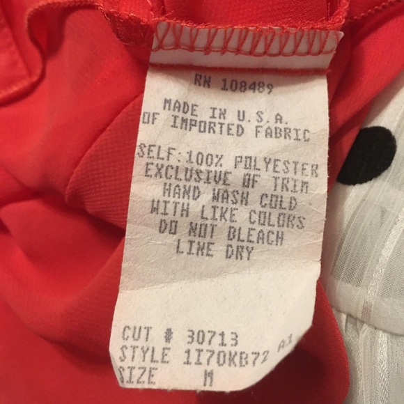 Tantrum Apparel Pink Long Sleeve cropped Top Sz M - Picture 8 of 8